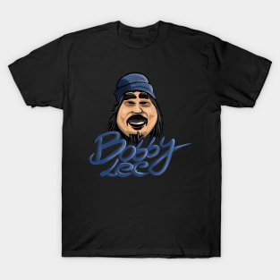 Bobby Lee With Blue Beanie Illustration T-Shirt